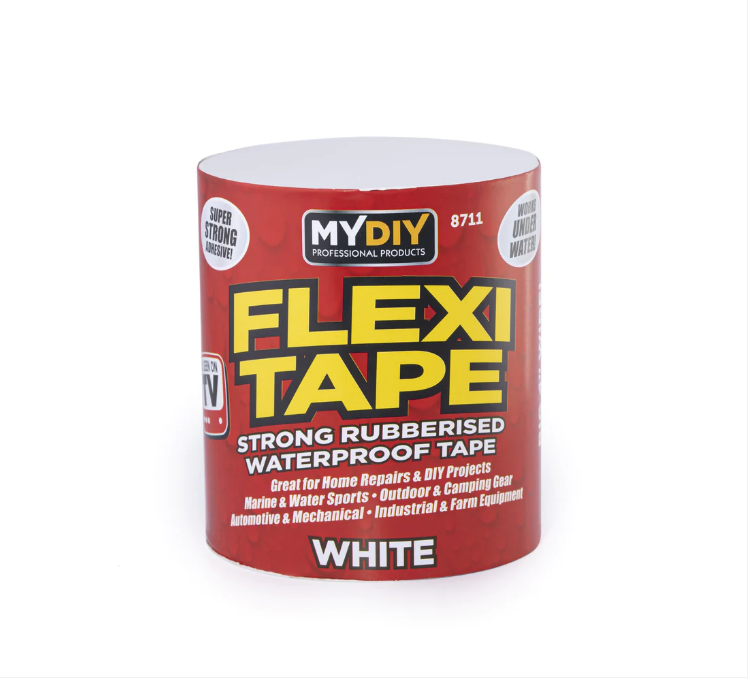 Flexi Tape Strong Rubberised Waterproof White Tape Diy