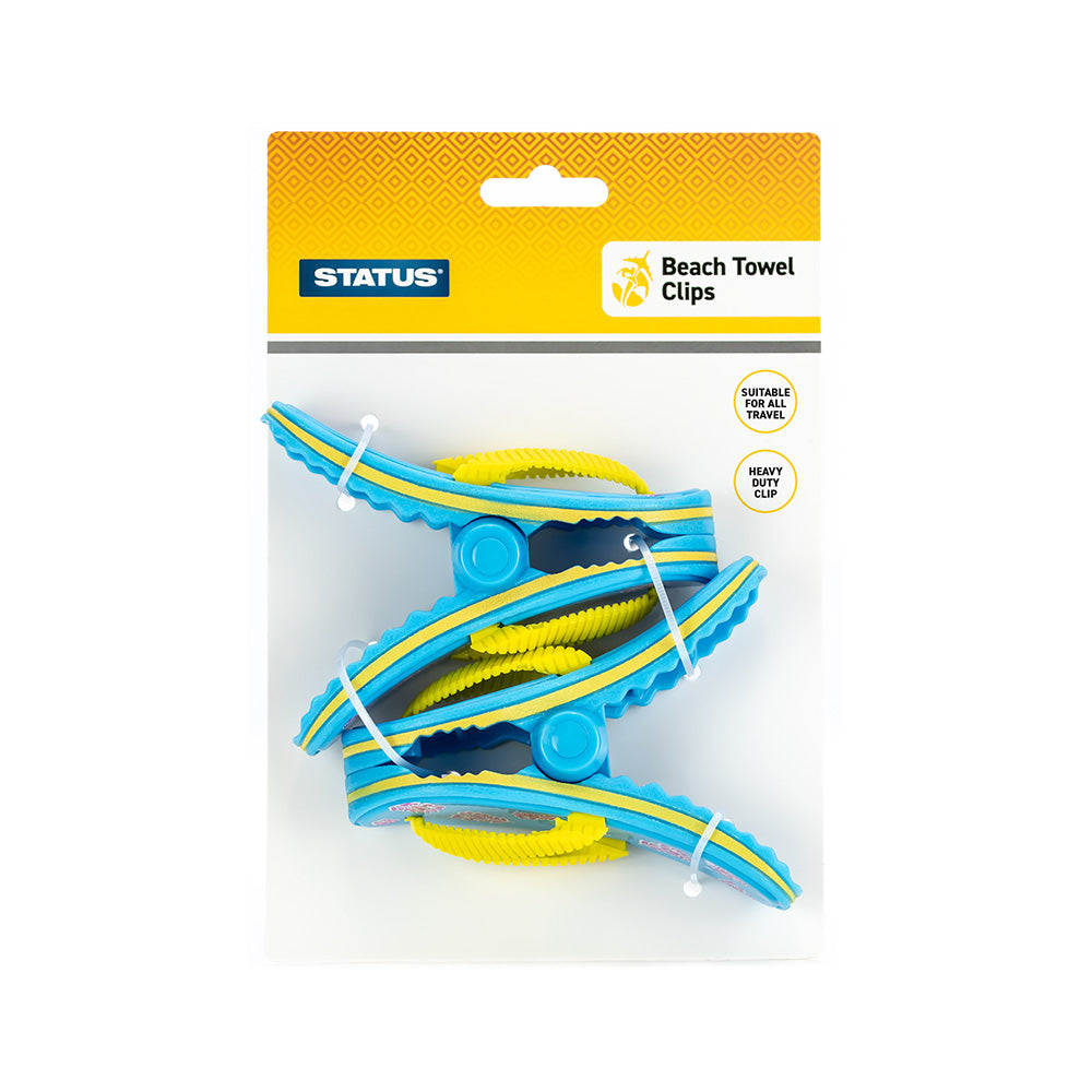 Flip Flop Beach Towel Clip - 2 pk - Blister Card