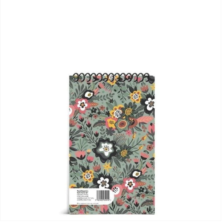 Floral Reporters Note Pad 5"x8" School Assorted Designs