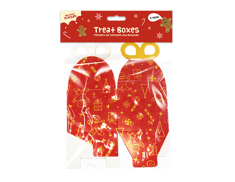 Foil Treat Boxes 4 Pack