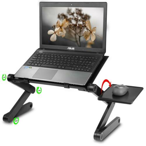 Folding Laptop Stand Riser Tray Table Desk Adjustable Portable