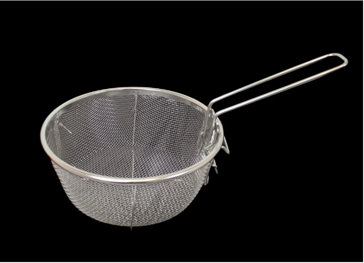 Frying Net Round Chip Basket 20 cm