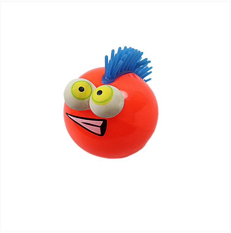 Fun Angry Face Crazy Critters Light Up Kids Squeeze Throwing Balls