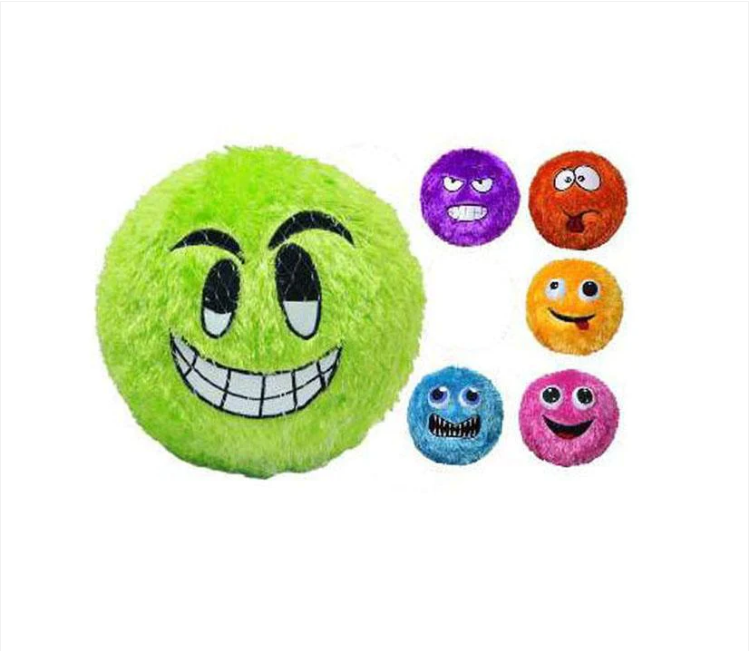 Fuzzy Inflatable Ball Bouncy Beach Garden Park Assorted Colour Random Sent (Small)