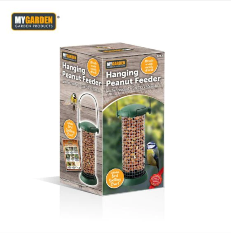 Garden Hanging Bird Peanut Feeder 19.5 x 9.5 cm