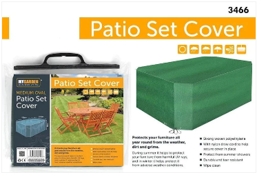 Garden Patio Set Cover Oval Medium 208cm 191cm 95cm