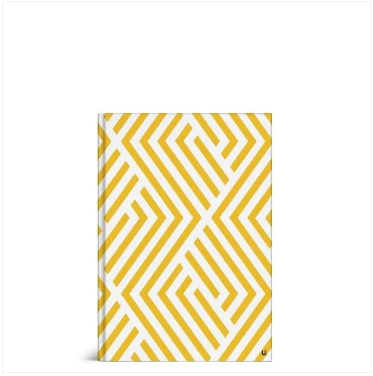 Geo A5 Hardback Notebook School Assorted Designs
