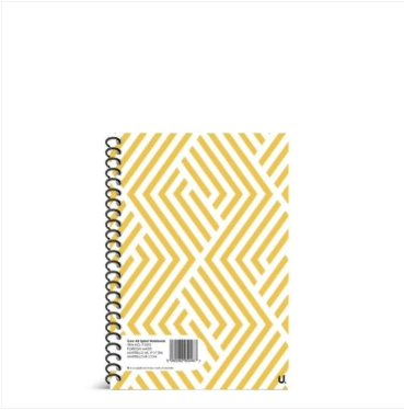 Geo A5 Spiral Notebook School Assorted Designs