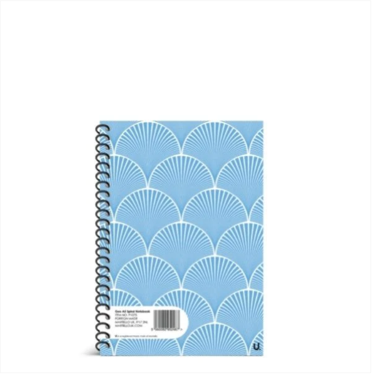 Geo A5 Spiral Notebook School Assorted Designs