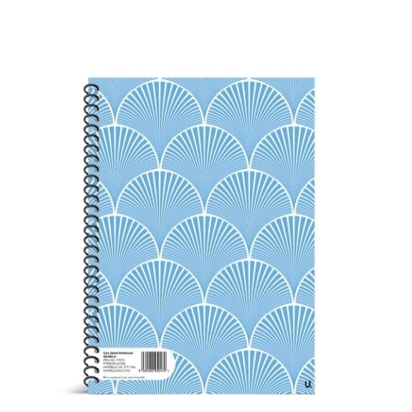 Geo Spiral Notebook 20 x 28cm School Assorted Designs