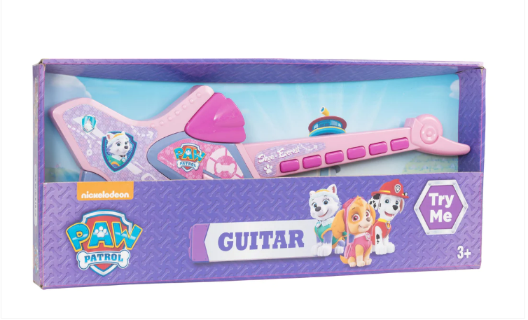 Girls Paw Patrol Skye Guitar Try Me Fun Kids Girls Musical
