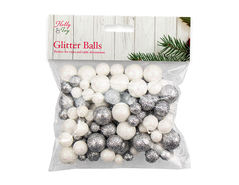 Glitter Balls Vase Fillers
