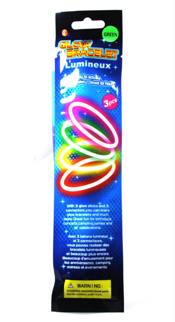 Glow In The Dark Kids Playing Baton Stick Neon