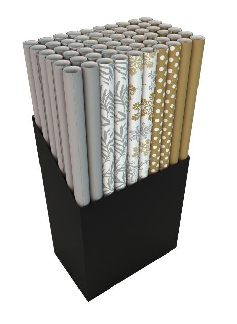 Gold & Silver Giftwrap 2m x 70cm