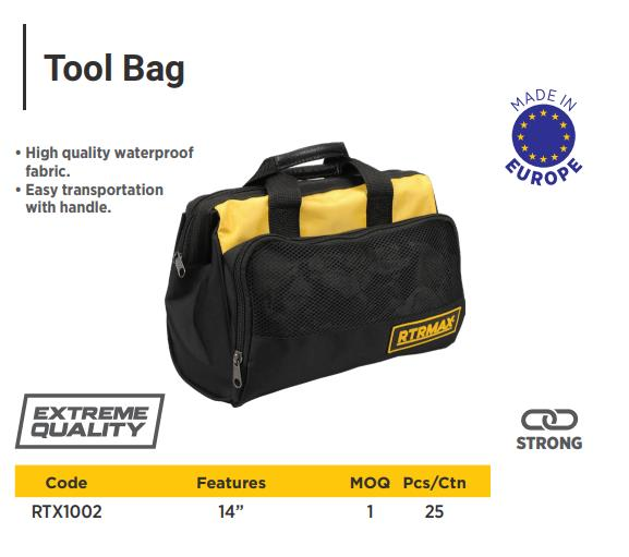 HAND TYPE TOOL BAG RTRMAX