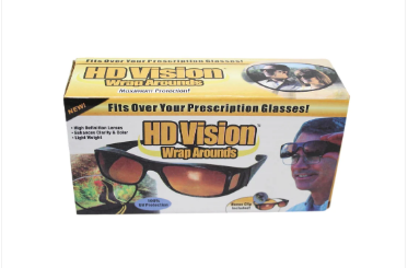 HD Vision 100% UV Protection Frames 2 Pack Light Weight Safety Glasses