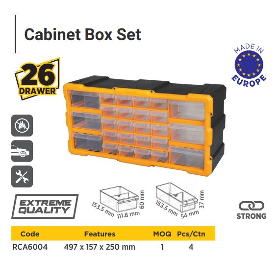 HORIZONTAL MONOBLOCK 26 DRAWERS SET RTRMAX