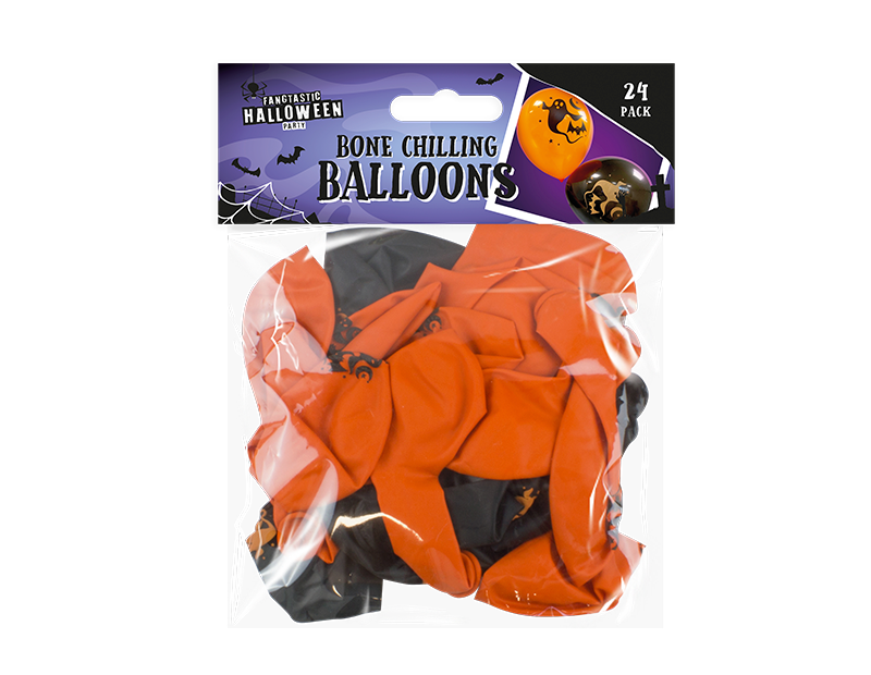 Halloween Balloons - 24 Pack