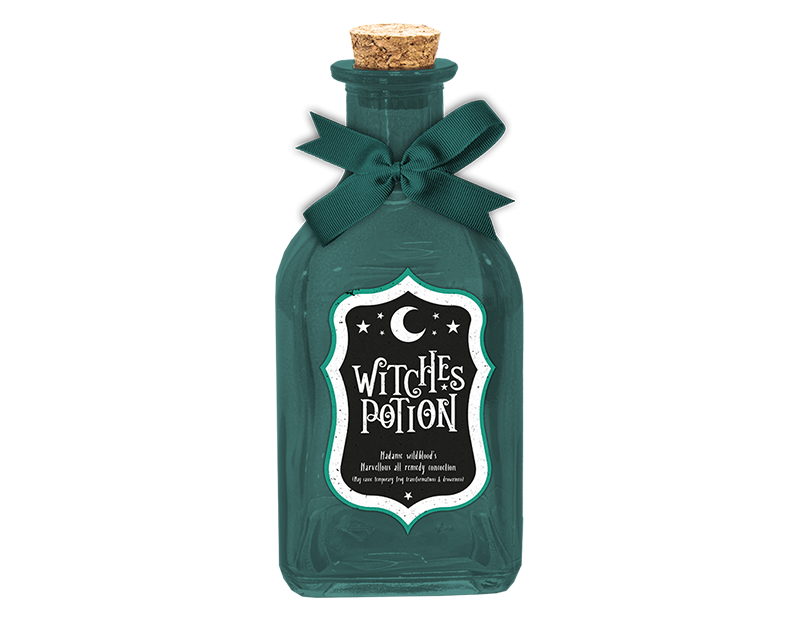 Halloween Glass Decorative Potion Bottles