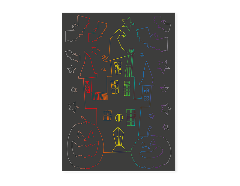 Halloween Scratch Art Set