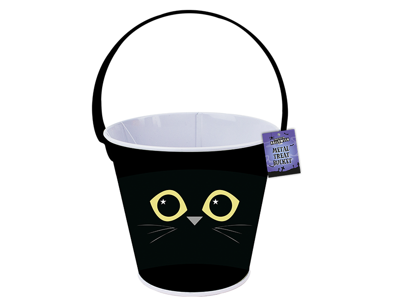 Halloween Metal Treat Bucket