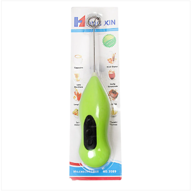Hand Stirrer Coffee Milk Frother Stirrer Battery Operated 22 cm Assorted Colours