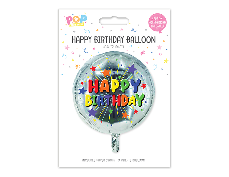 Happy Birthday Foil Balloon
