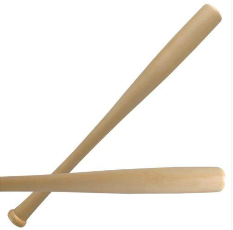 Heavy Duty Wooden Baseball Bat Outdoor Sports Fun 62 cm