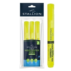 Highlighters, 3pk Yellow