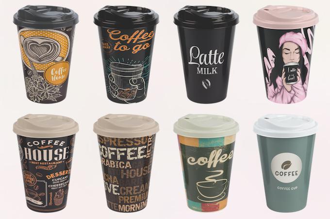 Hobby Coffee Cups 450ml Assorted Designs Random Design Sent