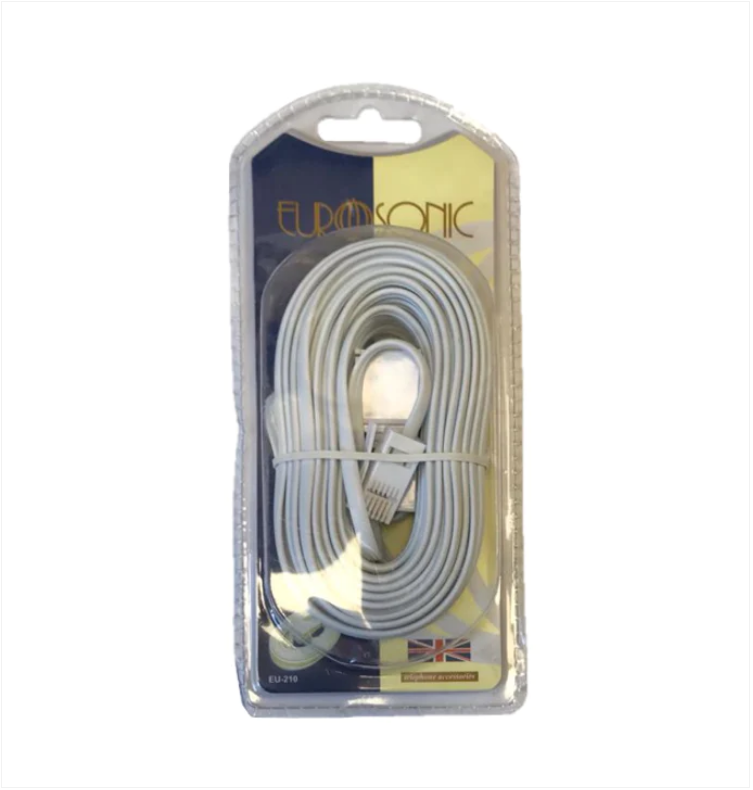 Home Office Telephone Extension Lead 10 Metre