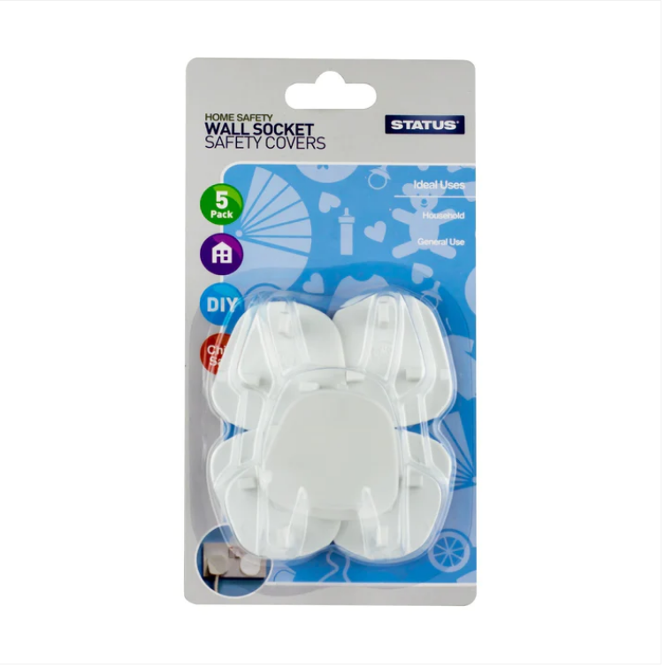 Home Safety Wall Socket Safety Covers DIY Home Plug Covers 5 Pack