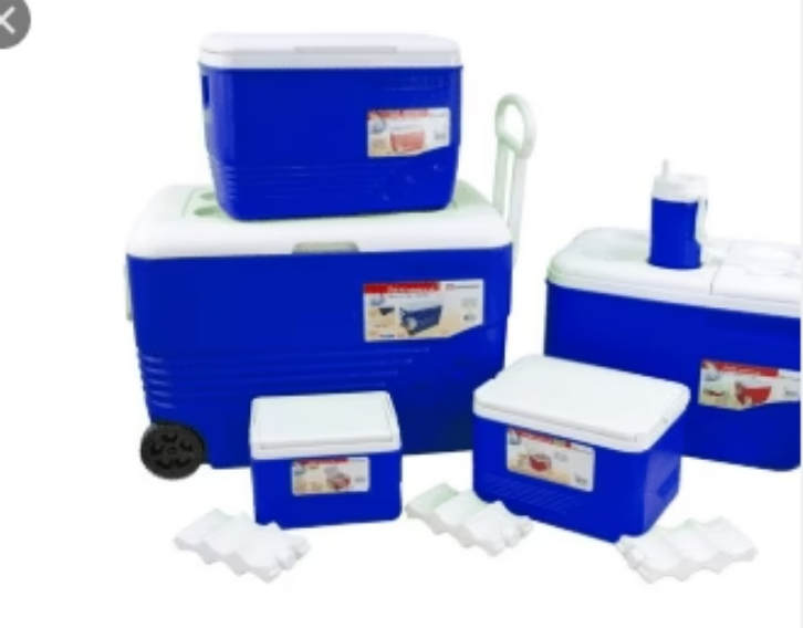 Ice Cool Box Outdoors Chest Set 6 Piece Blue 1.25L / 6L / 14L / 31L / 60L