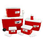 Ice Cool Box Outdoors Chest Set 6 Piece Red 1.25L / 6L / 14L / 31L / 60L