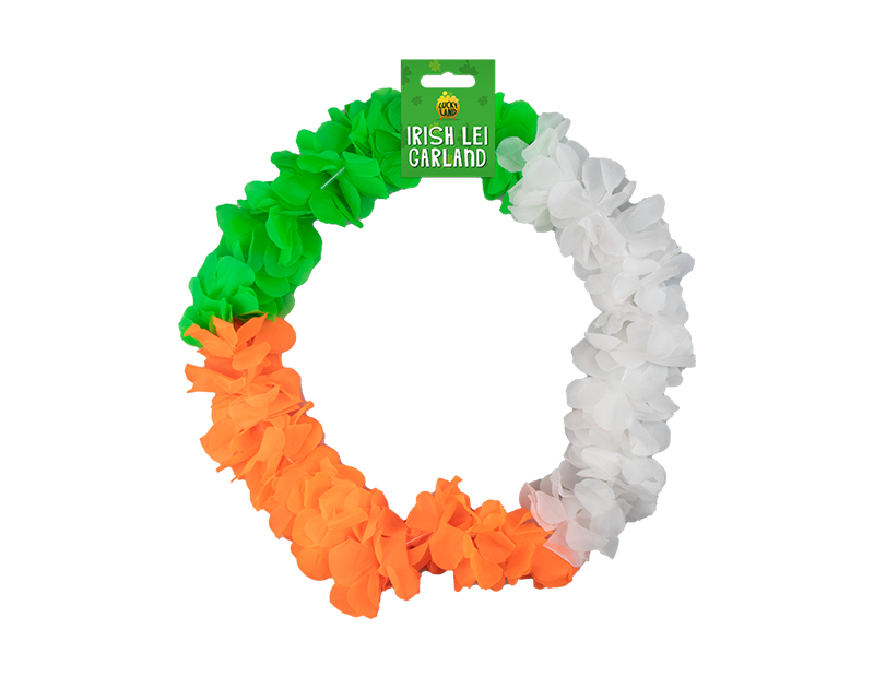 Irish Tricolour Lei Garland