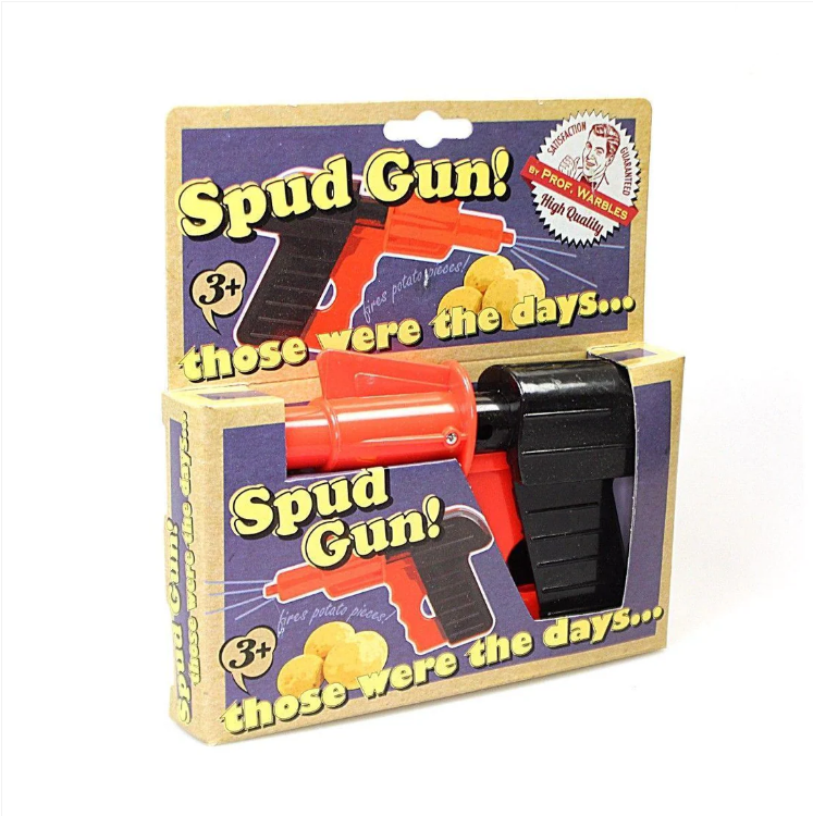 Kids Classic Spud Gun Toy Fires Pieces Of Potato