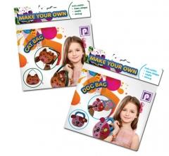 Kids Make Your Own Bag Full Kit -Party Bags, Birthday Gift Assorted Designs
