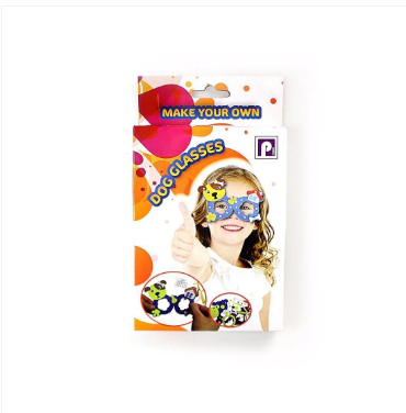 Kids Make Your Own Dog Glasses Full Kit Party Bags Birthday Gift Art & Crafts