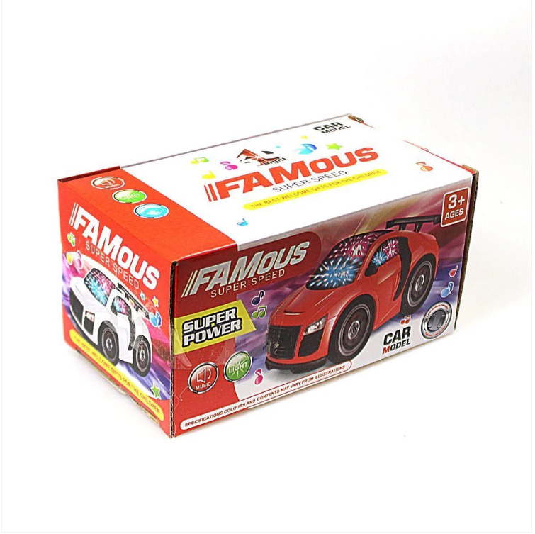 Kids Super Power Light & Sound Super Speed Car Interactive Battery Powered Car