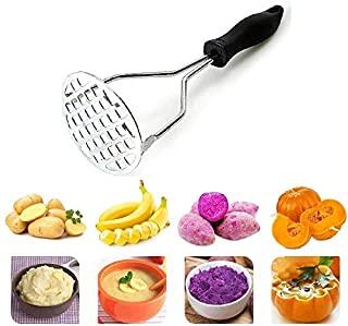 Kitchen Essential Potato Masher Stainless Steel With Plastic Handle