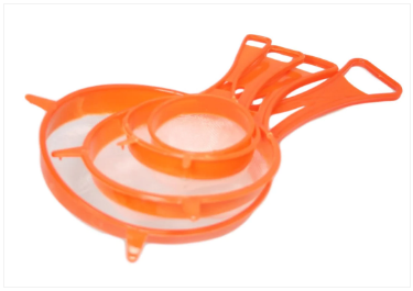 Kitchen Multipurpose Use Sieve Set Assorted 4 Sizes 4 Pcs