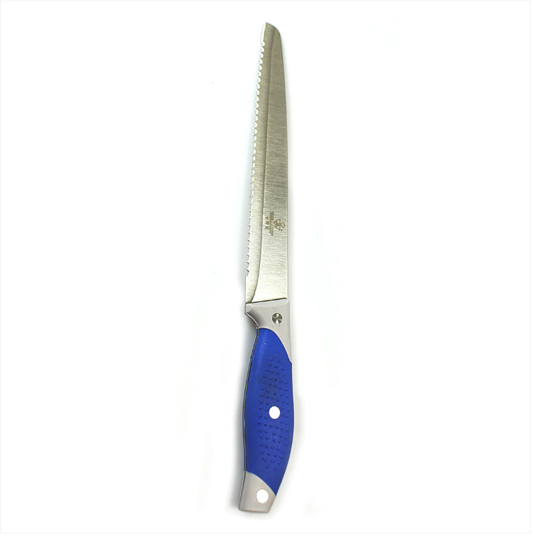 Kitchen Stainless Steel Serrated Bread Knife 33 cm
