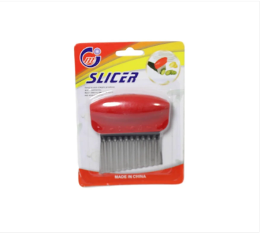 Kitchen Stainless Steel Slicer Wave Patterns Salad Cucumber Slicer 9cm