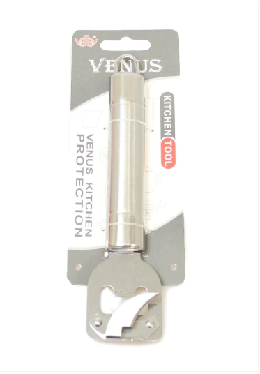 Kitchen Tool Bottle Opener Stainless Steel Venus Opener Tool Silver 17cm
