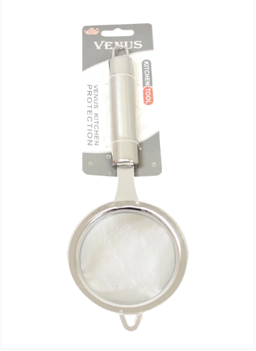 Kitchen Tool Stainless Steel Sieve Food Prep 9cm x 22cm