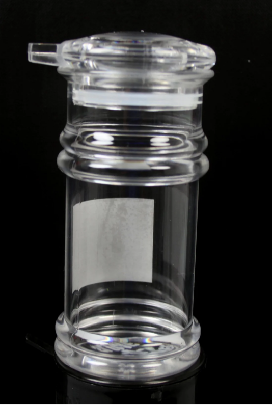 Kitchen Vinegar Bottle Detachable Lid Clear Plastic 10cm