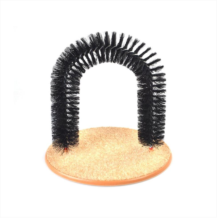 Kitty Arch Cat Groomer Scratcher Cleaner Fun Cat Self Groomer