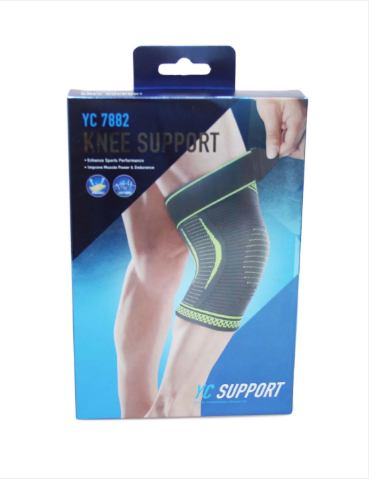 Knee Support Gym Fitness Light Fabric Compression Sport Knee Support 1 Pack