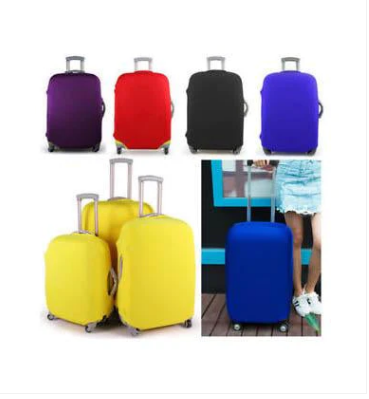 (L) Travel Suitcase Luggage Cover Protector Elastic Stretchy Cover Assorted Colours 65x47x29cm