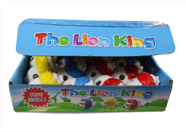 Lion King Kids Stress Relief Squeegee Squishy Soft Toy Lion Mesh Ball 3 Colours